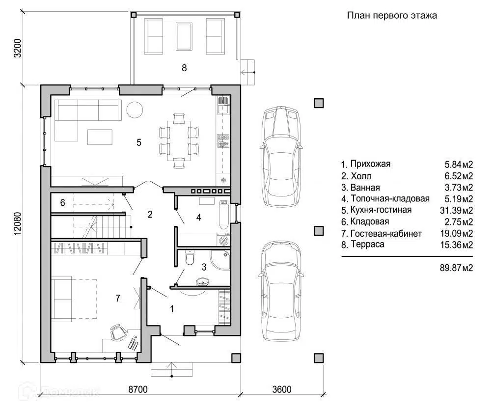 Планировка 1 этаж этажа