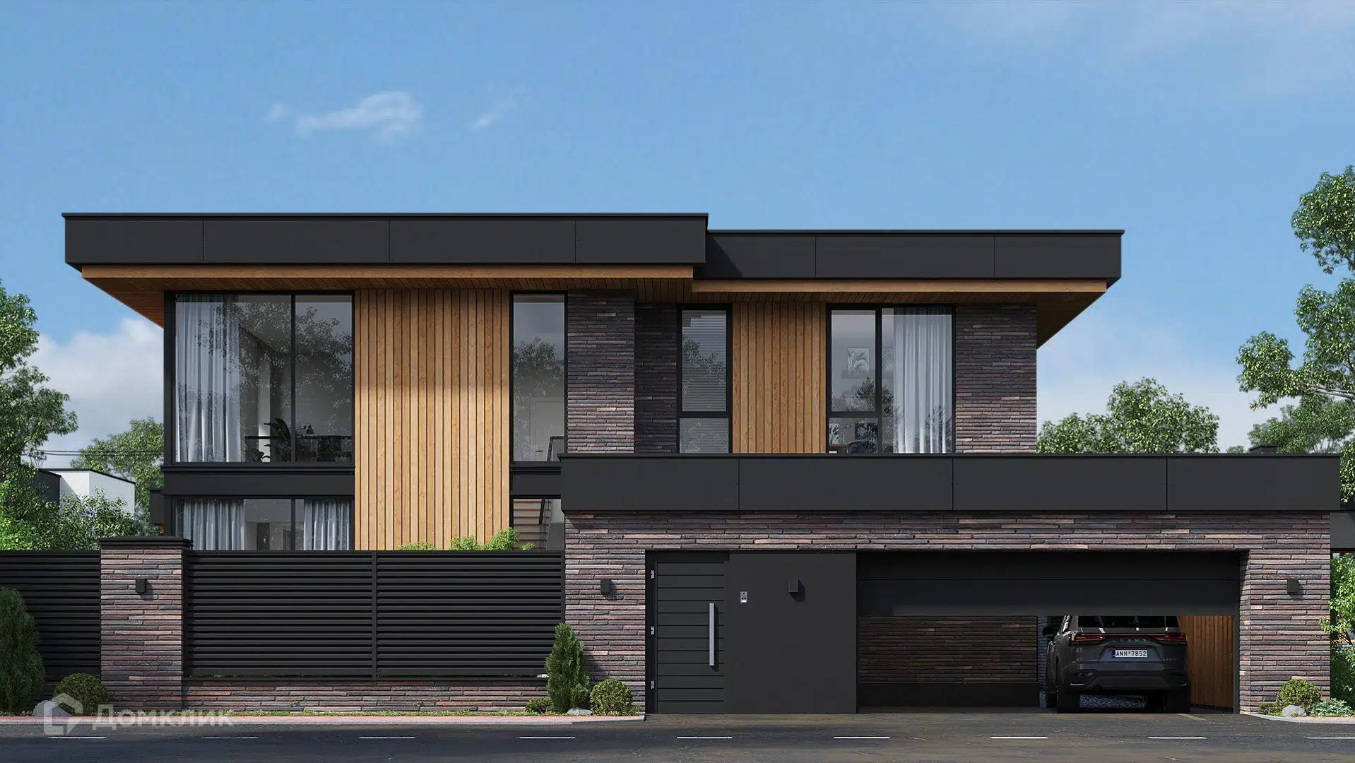 Проект дома «Проект 86-NOVA» компании СПЕЦ ЗАСТРОЙЩИК из материала Газобетонные блоки площадью 229м² под ключ за 17200000₽ в Донецке | 2 этажа, 4 спальни, 3 санузла – Домклик