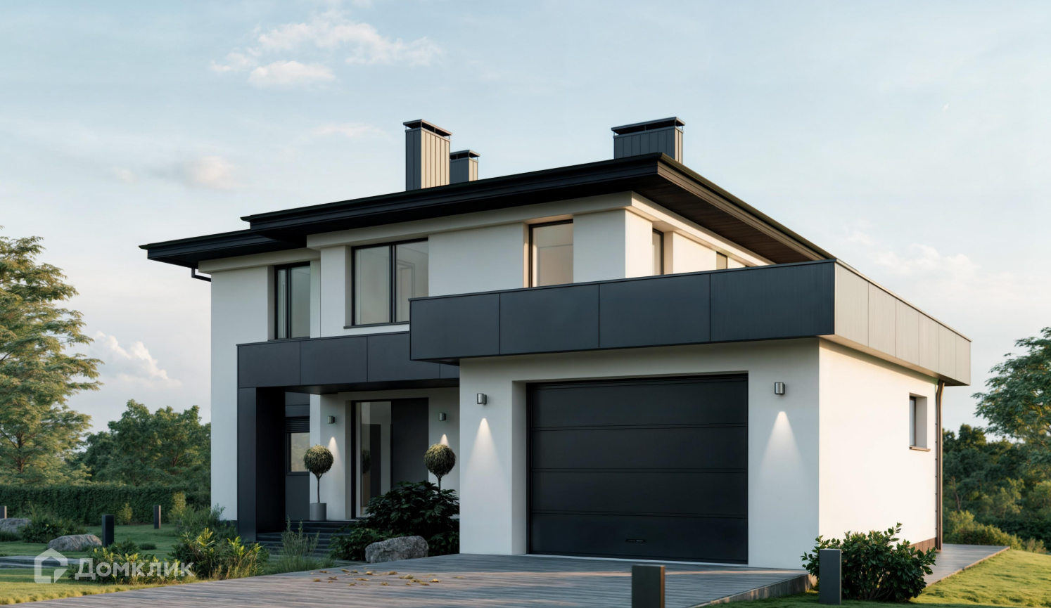 Проект дома «SD-Stroy_2» компании SD STROY из материала Керамические блоки площадью 196м² под ключ за 14694000₽ в Донецке | 2 этажа, 3 спальни, 2 санузла – Домклик