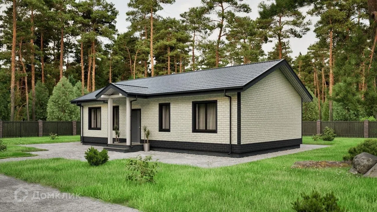 Проект дома «P-H Светлый» компании Perfect House г. Ханты-Мансийск из материала Газобетонные блоки площадью 103.4м² под ключ за 5325000₽ в Луганске | 1 этаж, 3 спальни, 1 санузел – Домклик