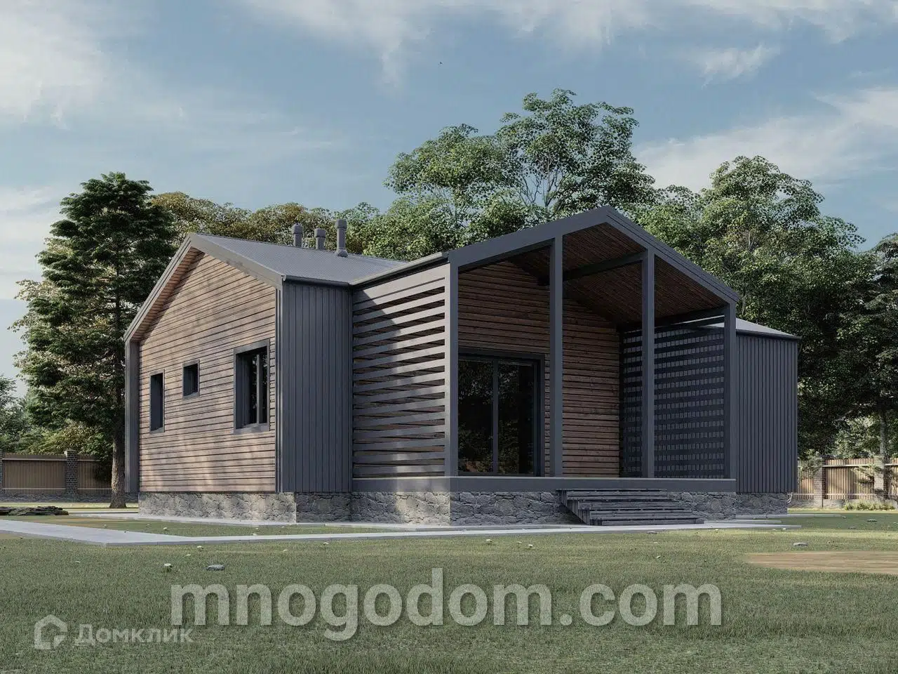 Проект дома «Дом Элья» компании ООО МногоДом из материала Каркасный дом площадью 144м² под ключ за 4512000₽ в Донецке | 1 этаж, 3 спальни, 1 санузел – Домклик