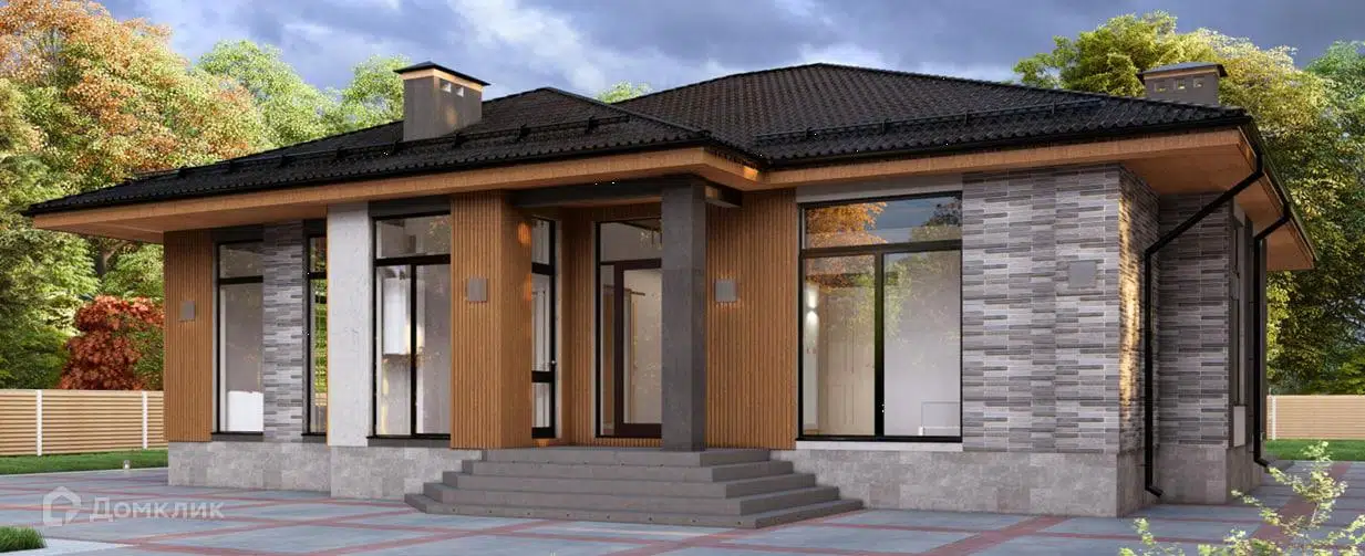 Проект дома «Спортивная» компании СК «ОСНОВАСИТИ» из материала Кирпич площадью 192м² под ключ за 12500000₽ в Донецке | 1 этаж, 4 спальни, 2 санузла – Домклик