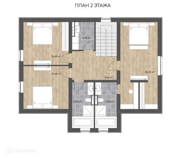 Планировка 2 этаж этажа