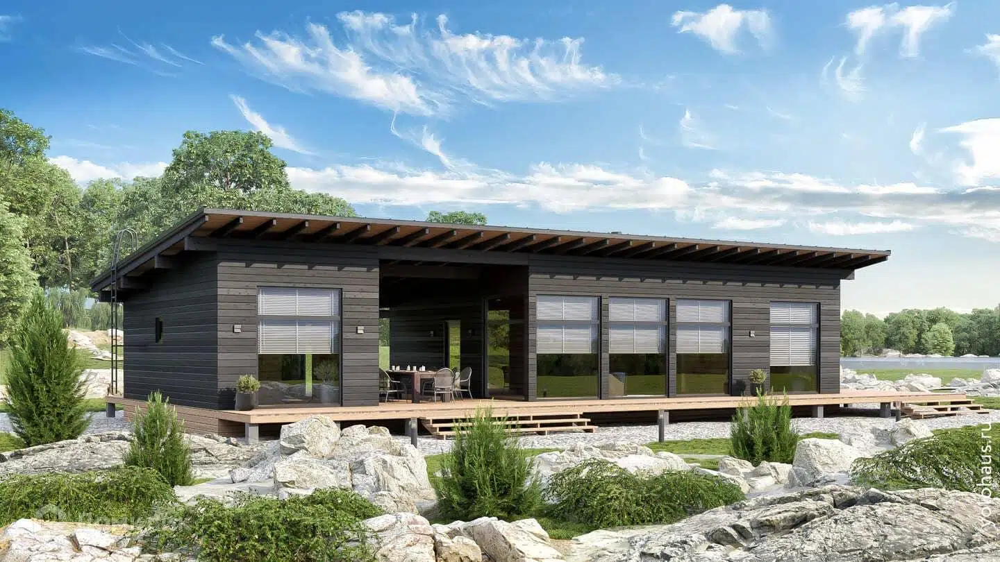 Проект дома «СИП С114» компании ЙОЛО ХАУС из материала SIP-панели площадью 114м² под ключ за 7900000₽ в Донецке | 1 этаж, 3 спальни, 2 санузла – Домклик