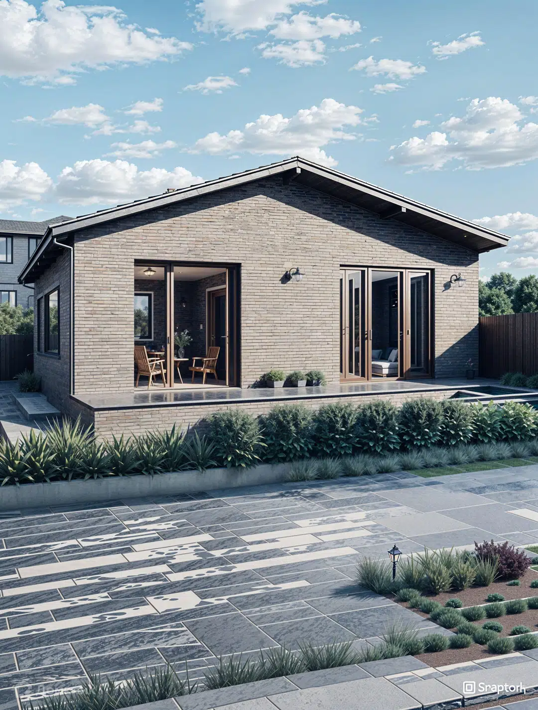 Проект дома «ТП - 3» компании «НОРМАН» из материала Газобетонные блоки площадью 102.4м² под ключ за 6650000₽ в Донецке | 1 этаж, 3 спальни, 2 санузла – Домклик