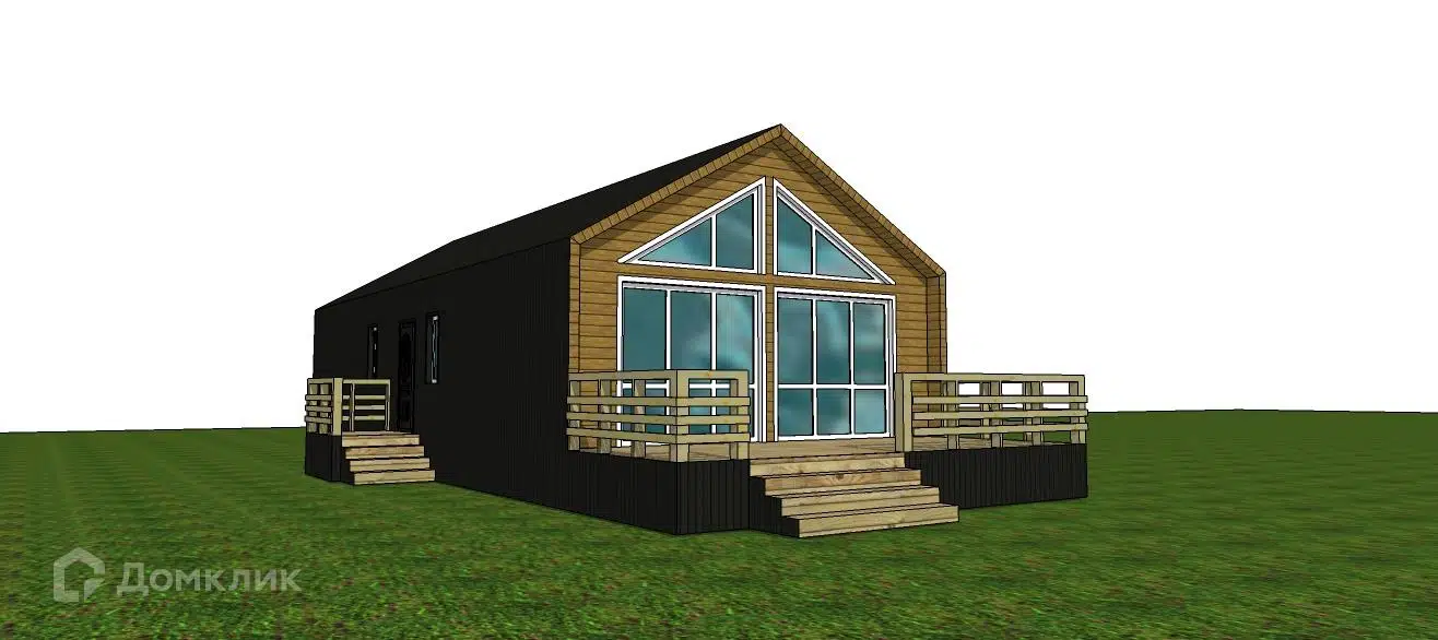 Проект дома «ССК Бврн -109 О» компании ССК-ДОМ из материала Каркасный дом площадью 109.3м² под ключ за 5026000₽ в Донецке | 1 этаж, 3 спальни, 2 санузла – Домклик