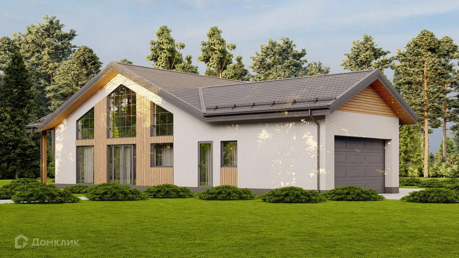 Проект дома «ДОМ МЕЧТЫ 14» компании ДОМ МЕЧТЫ из материала Газобетонные блоки площадью 158м² под ключ за 9100000₽ в Луганске | 1 этаж, 3 спальни, 2 санузла – Домклик