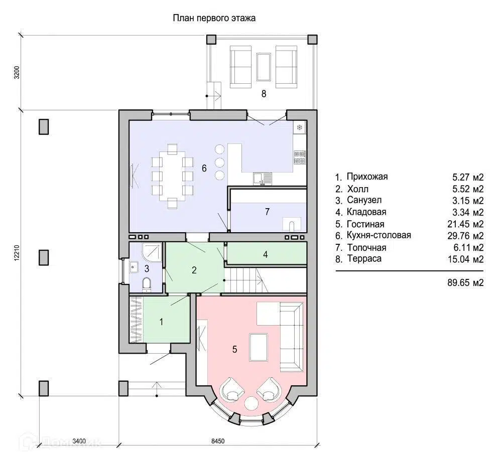 Планировка 1 этаж этажа