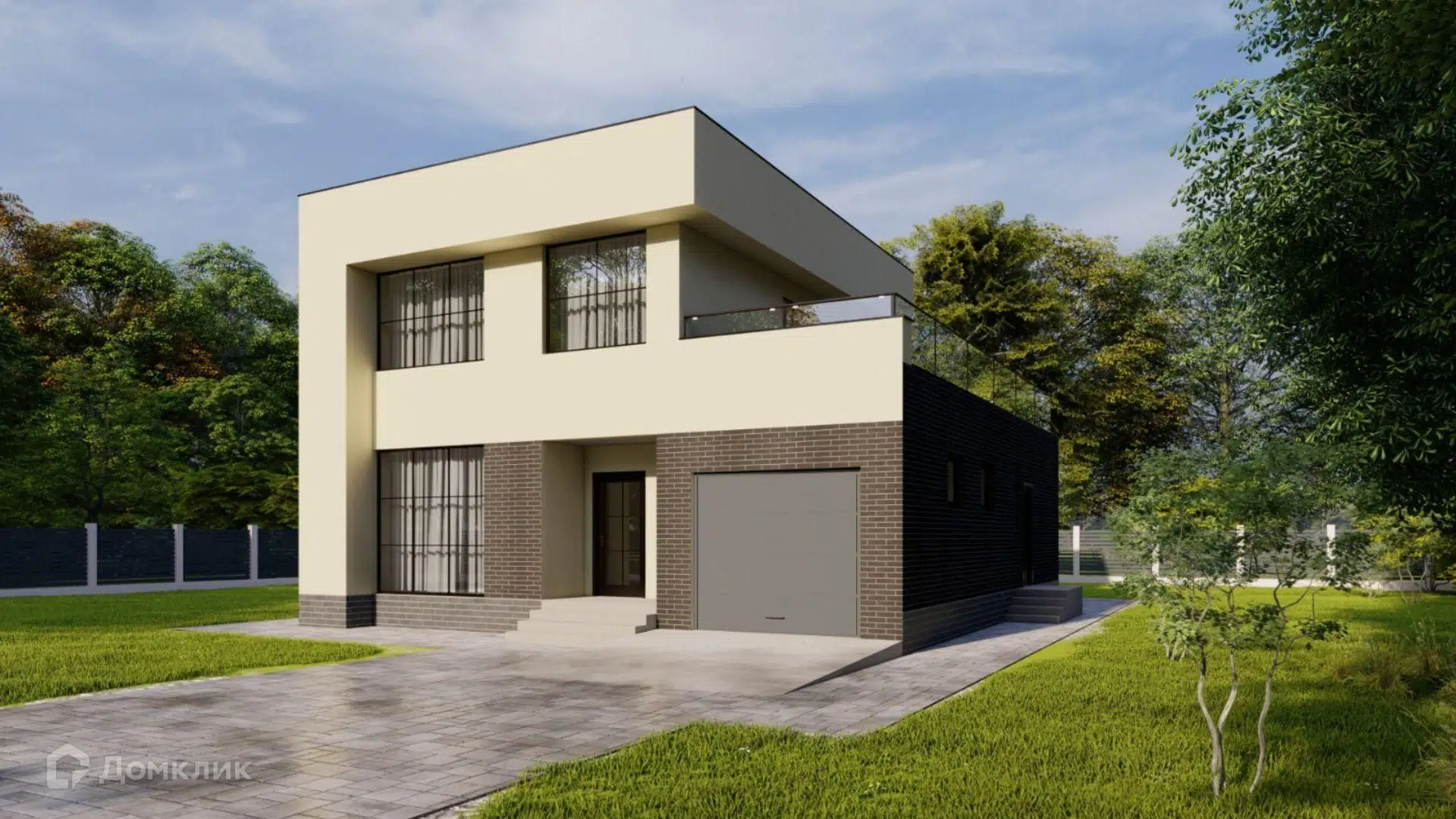 Проект дома «Дом "Дежа Вью"» компании ООО СК Добрострой из материала Газобетонные блоки площадью 137.7м² под ключ за 9280000₽ в Донецке | 2 этажа, 3 спальни, 2 санузла – Домклик