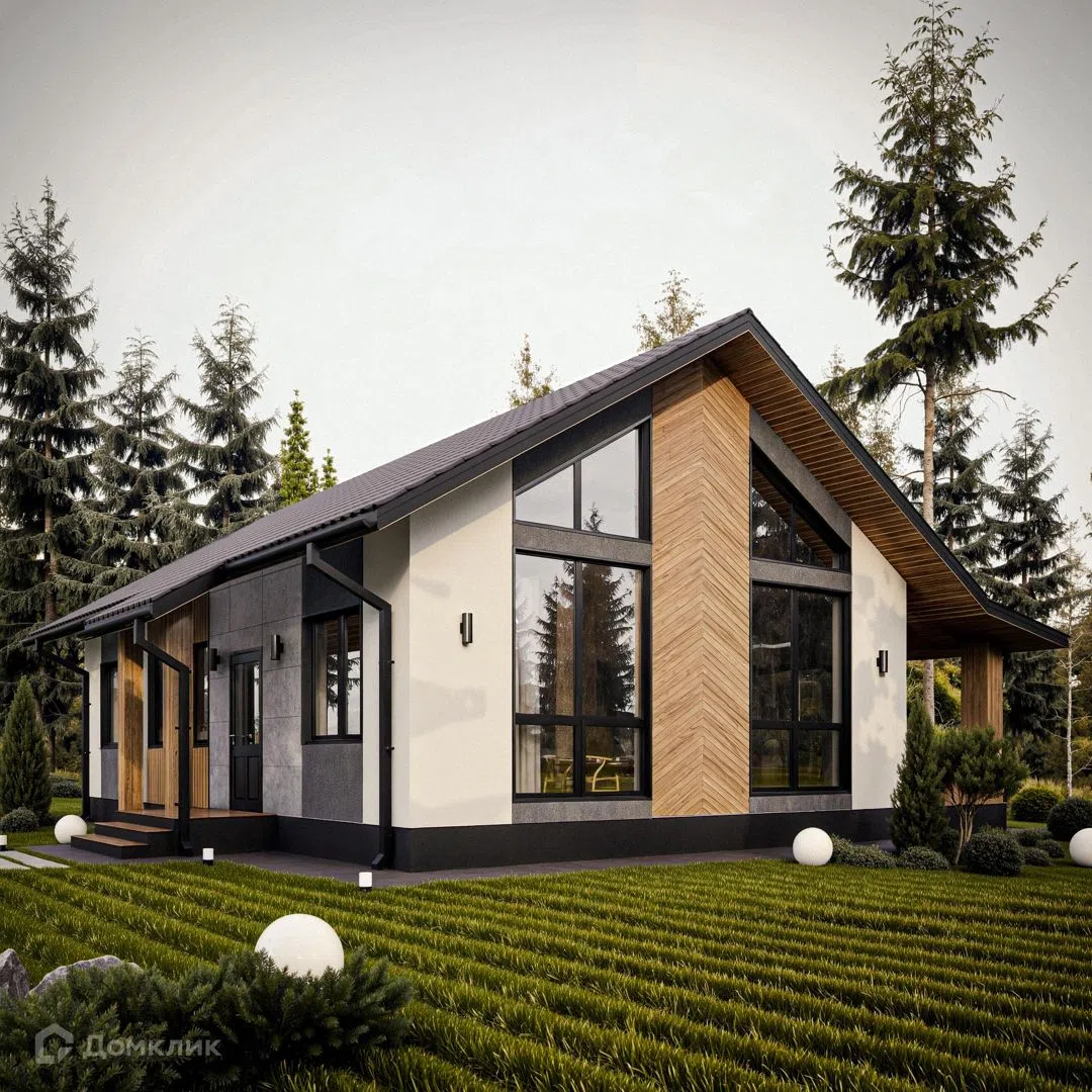 Проект дома «OLIVIA» компании TAN HOUSE из материала Газобетонные блоки площадью 100м² под ключ за 7700000₽ в Луганске | 1 этаж, 3 спальни, 2 санузла – Домклик