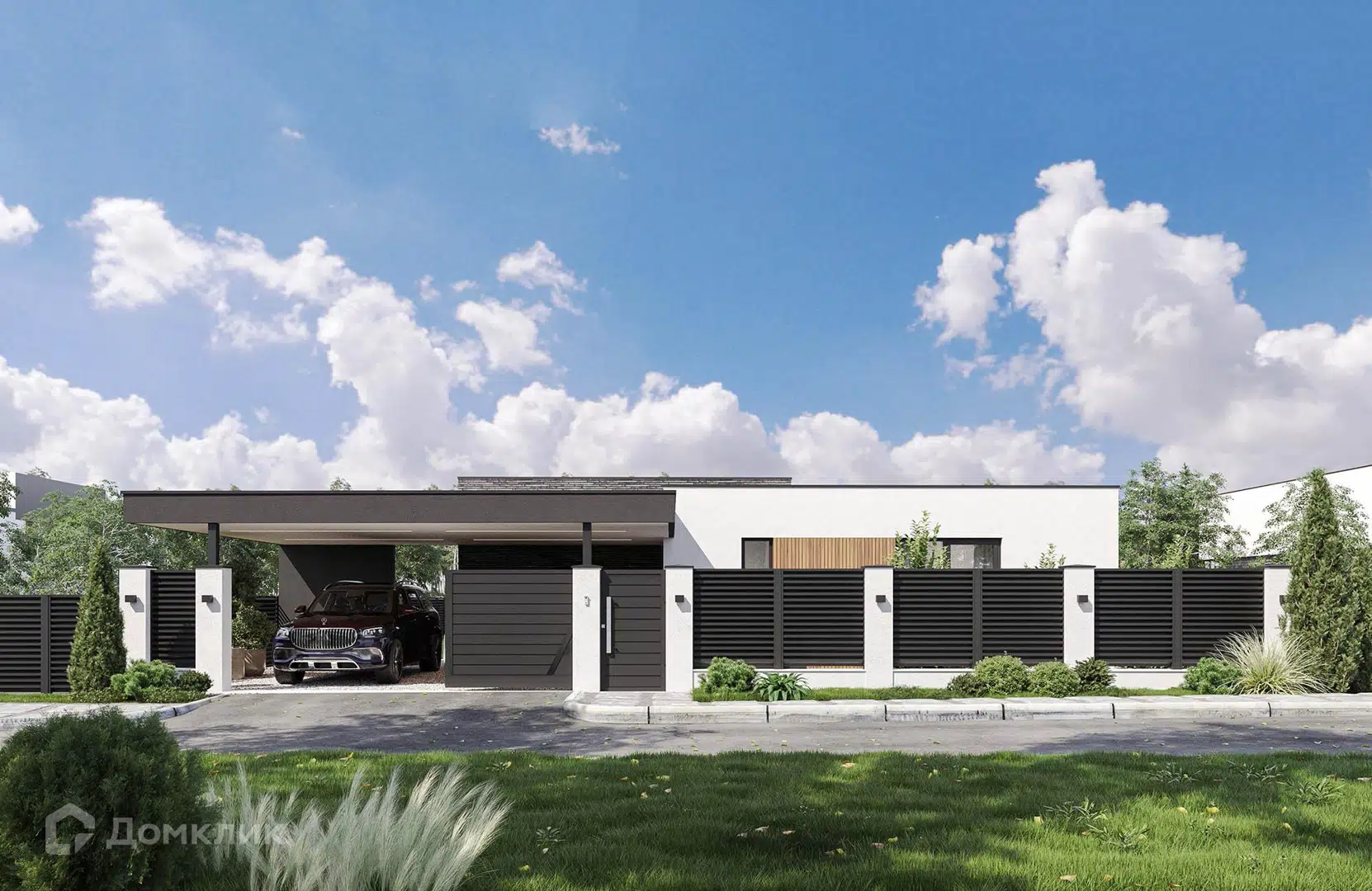 Проект дома «Проект 7-NOVA» компании Новация из материала Газобетонные блоки площадью 135м² под ключ за 8142000₽ в Донецке | 1 этаж, 4 спальни, 2 санузла – Домклик