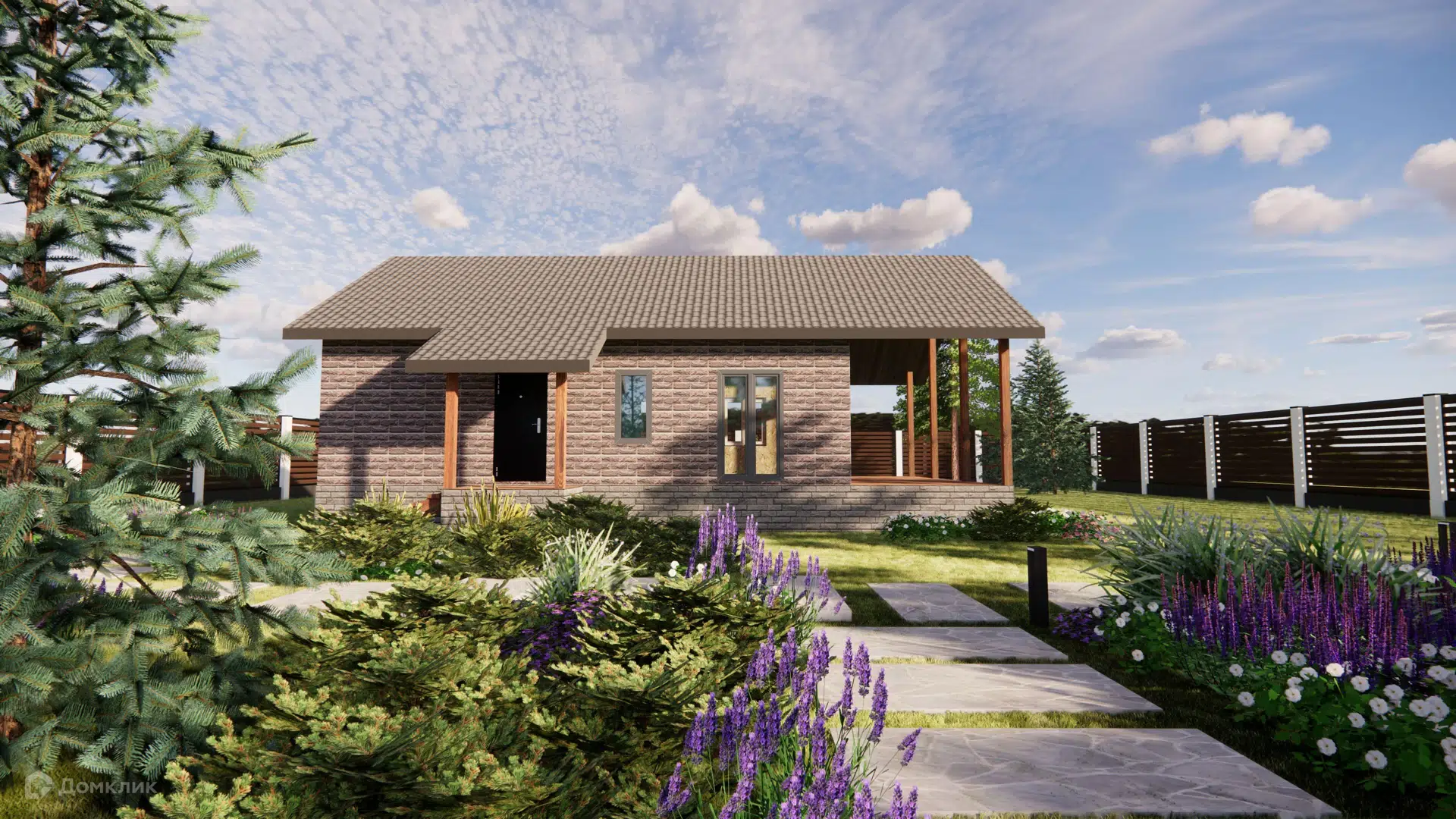 Проект дома «Мэджик» компании Строительство домов из СИП Панелей из материала SIP-панели площадью 88.3м² под ключ за 7200000₽ в Донецке | 1 этаж, 2 спальни, 1 санузел – Домклик