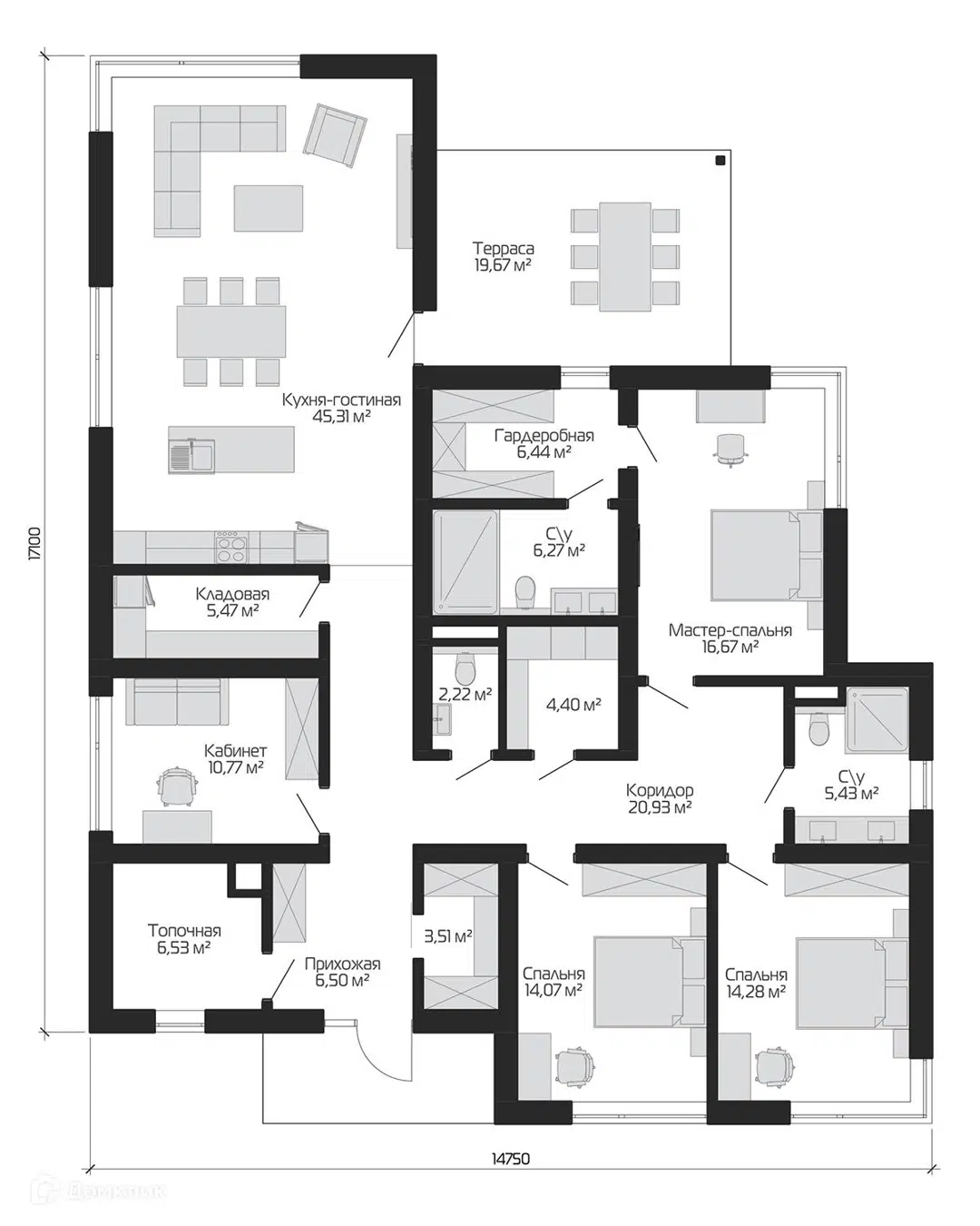 Планировка 1 этаж этажа
