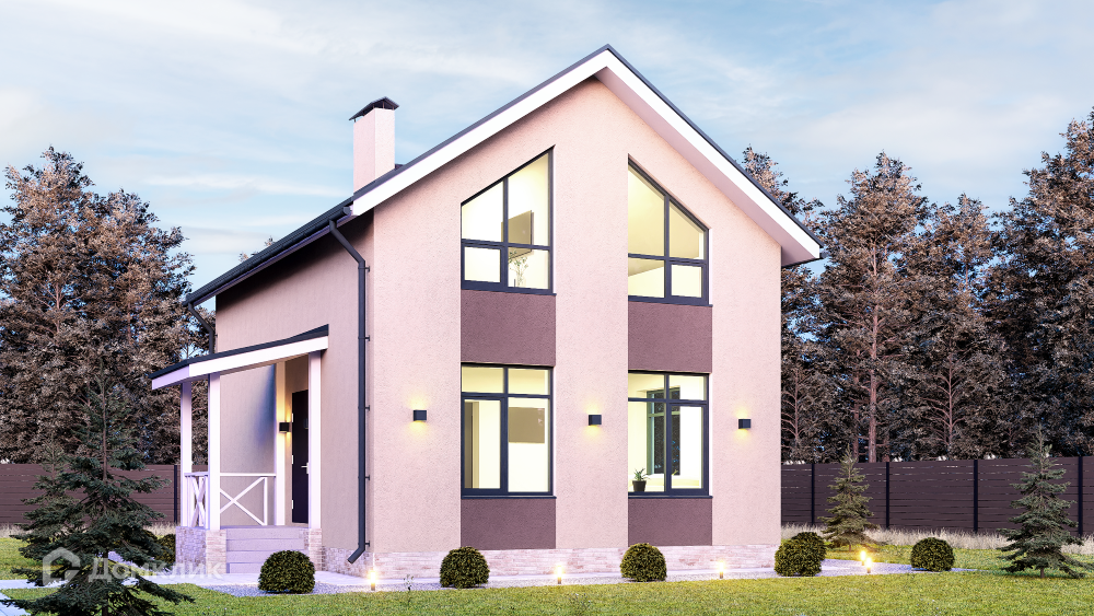 Проект дома «NHD-132» компании NEW HOUSE DEVELOPMENT из материала Газобетонные блоки площадью 114.3м² под ключ за 7938550₽ в Донецке | 2 этажа, 4 спальни, 3 санузла – Домклик