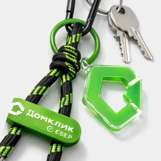 Брелок с акриловым обвесом  слайд 3