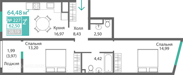 Изображение квартиры