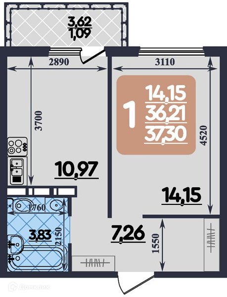 Изображение квартиры