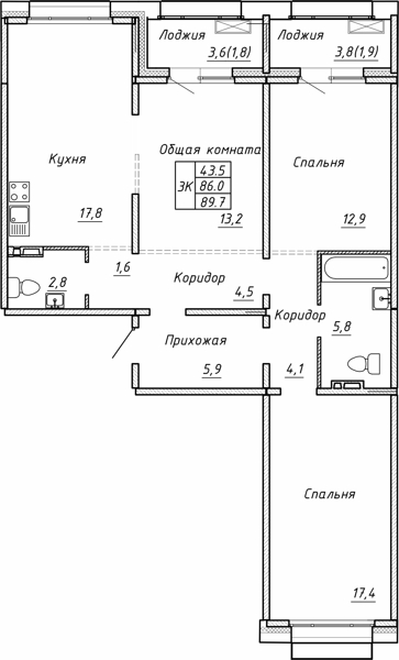 Изображение квартиры