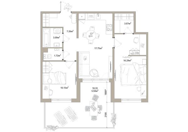 Изображение квартиры