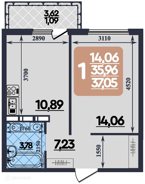 Изображение квартиры