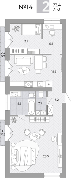Изображение квартиры