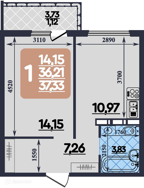 Изображение квартиры