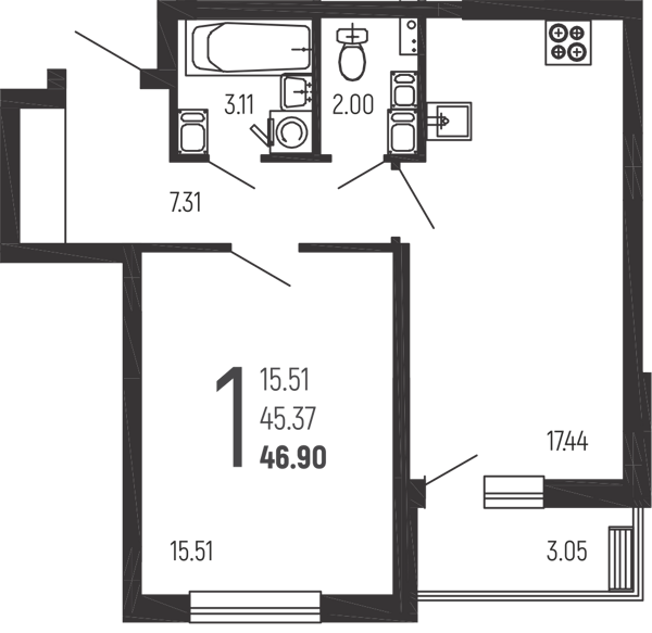 Изображение квартиры