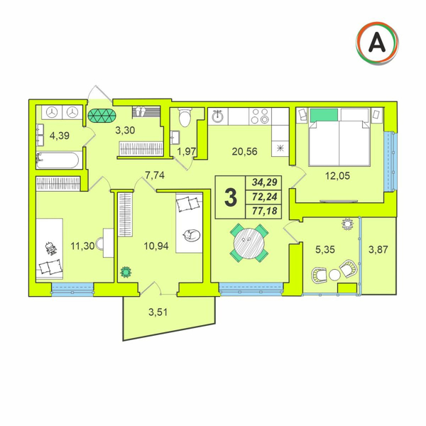 Изображение квартиры