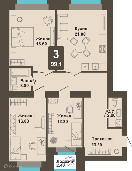 Изображение квартиры