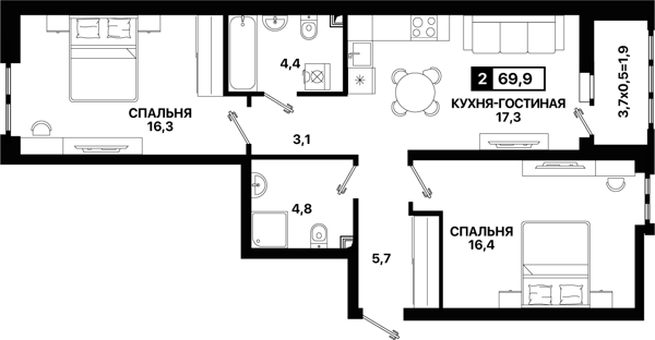 Изображение квартиры