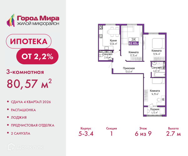 Изображение квартиры