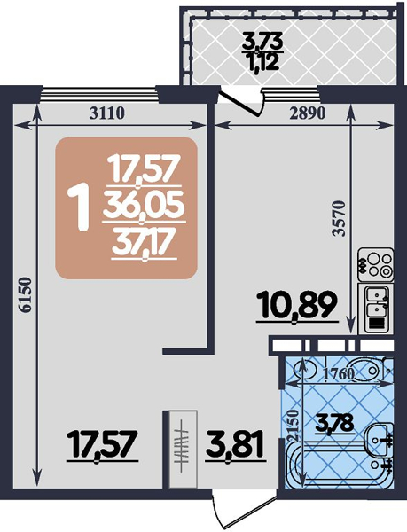 Изображение квартиры