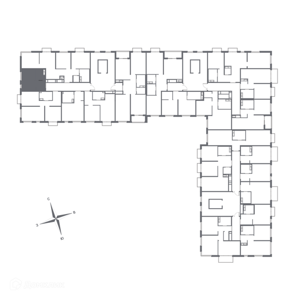 Планировка квартиры: Студия · 21,6 м²