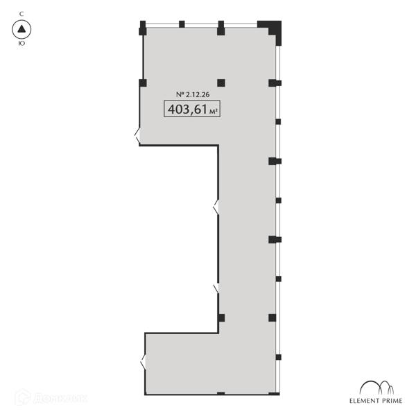 Планировка: Студия · 403,61 м²