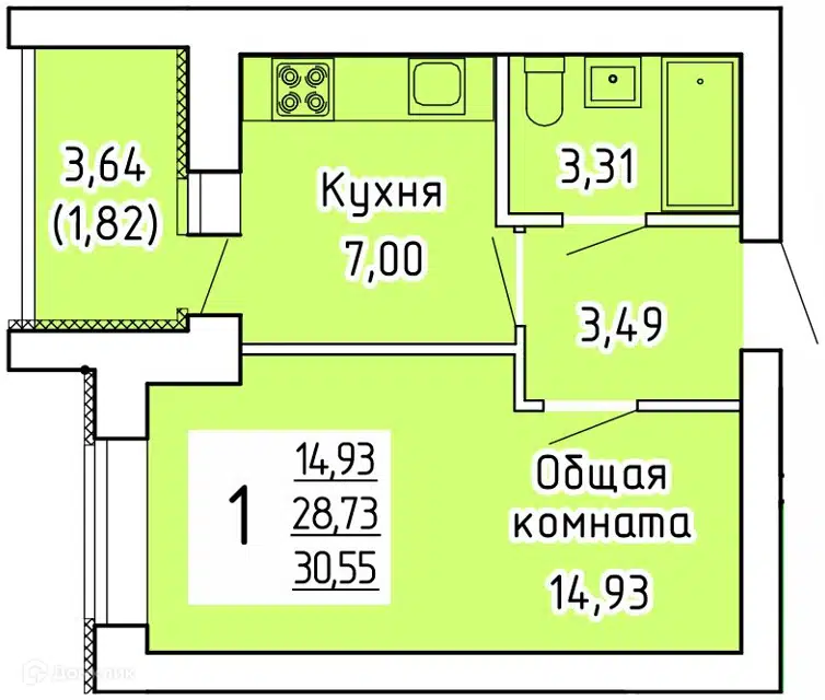 Чешка планировка 4 комнаты