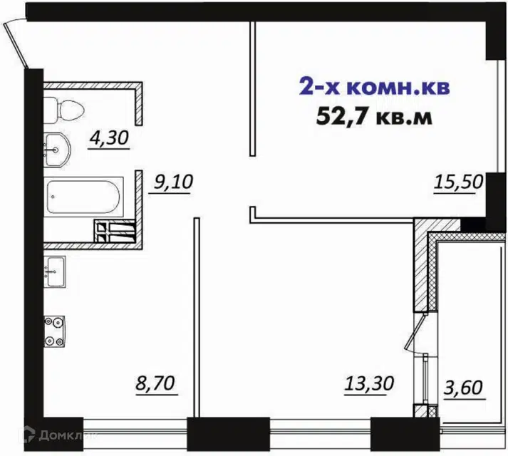 Планировка комнаты 2 на 4