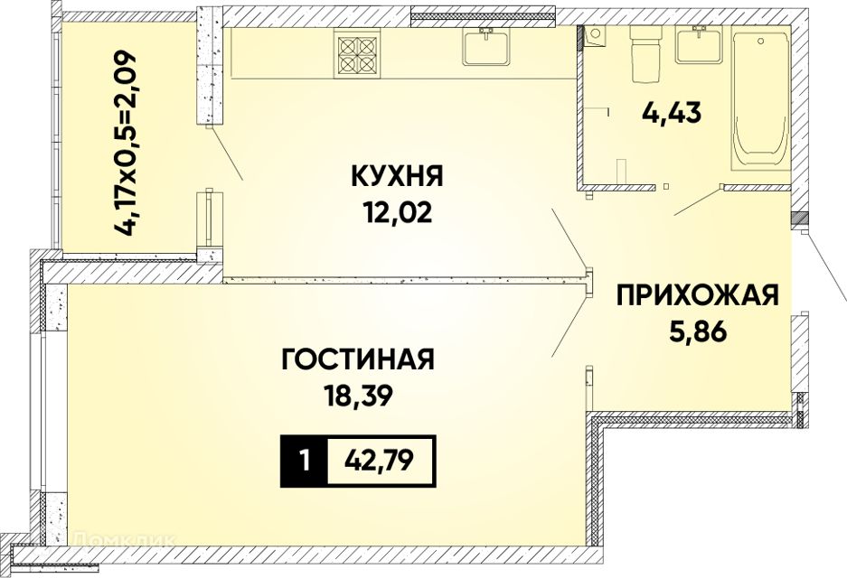 Продам квартиру с мебелью и техникой