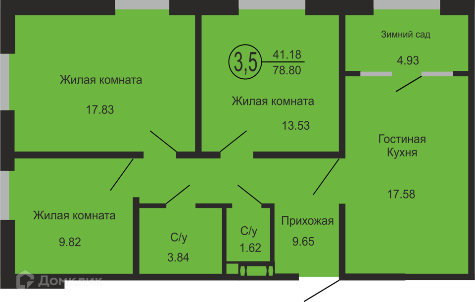 Толщина стен между квартирами в монолитном доме