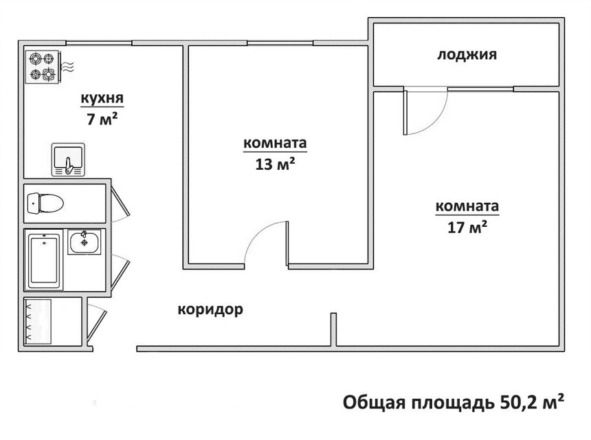 10 стульев в квадратной комнате