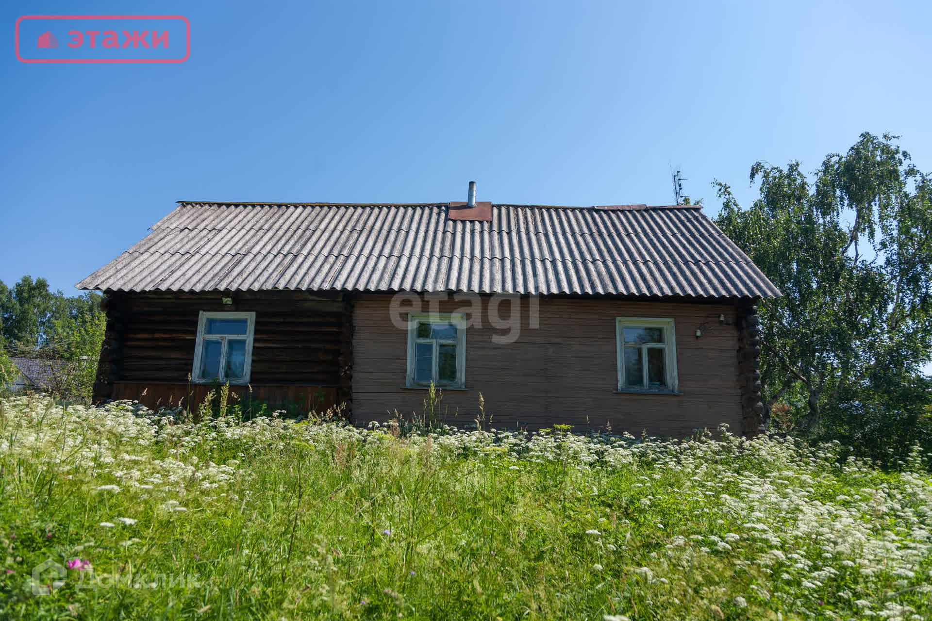 Купить дом, 60 м² по адресу Республика Карелия, Прионежский район, Шуйское  сельское поселение, деревня Царевичи за 6 000 000 руб. в Домклик — поиск,  проверка, безопасная сделка с жильем в офисе Сбербанка.