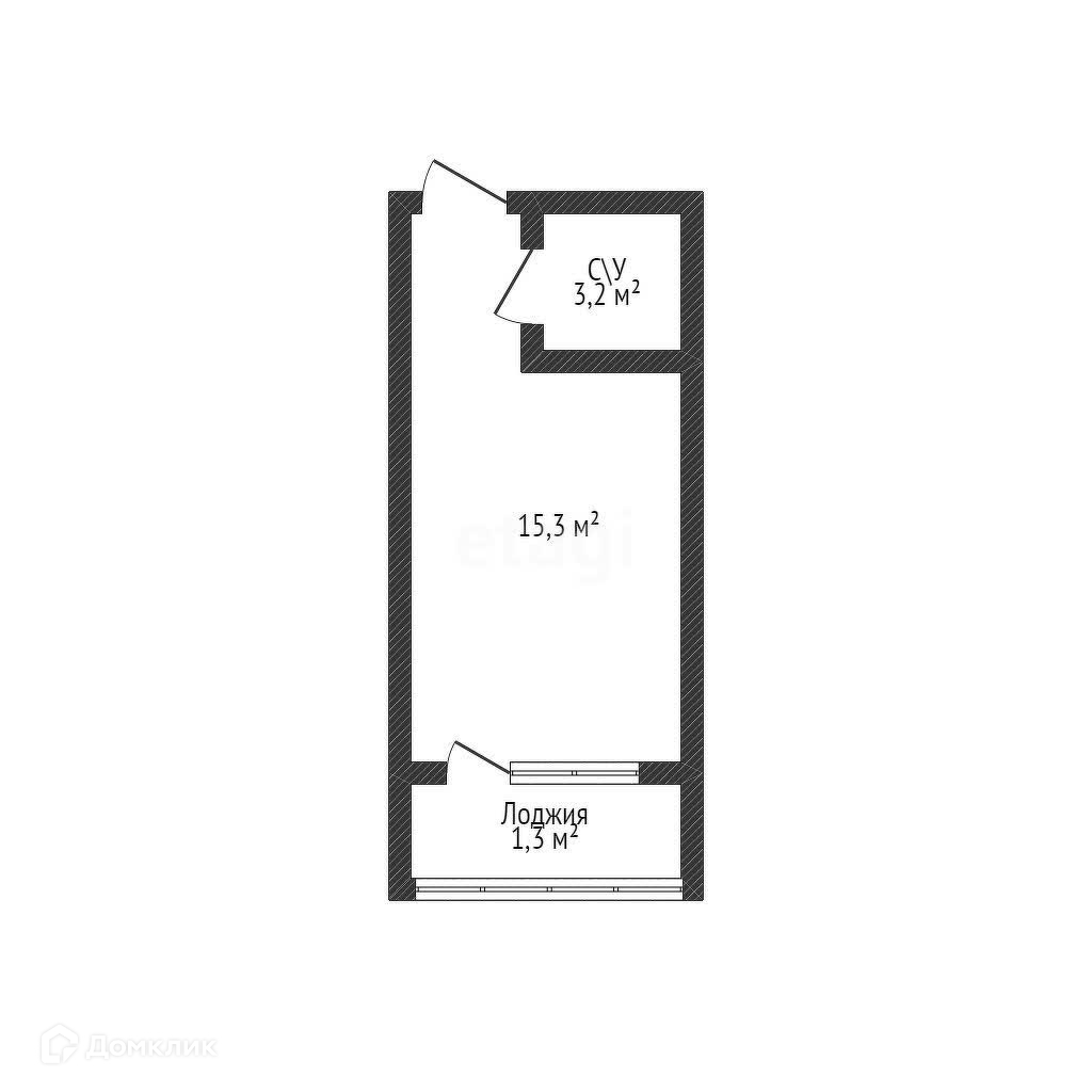 Купить студию, 20.8 м² по адресу Краснодар, улица Евгении Жигуленко, 7к1,  13 этаж за 3 200 000 руб. в Домклик — поиск, проверка, безопасная сделка с  жильем в офисе Сбербанка.