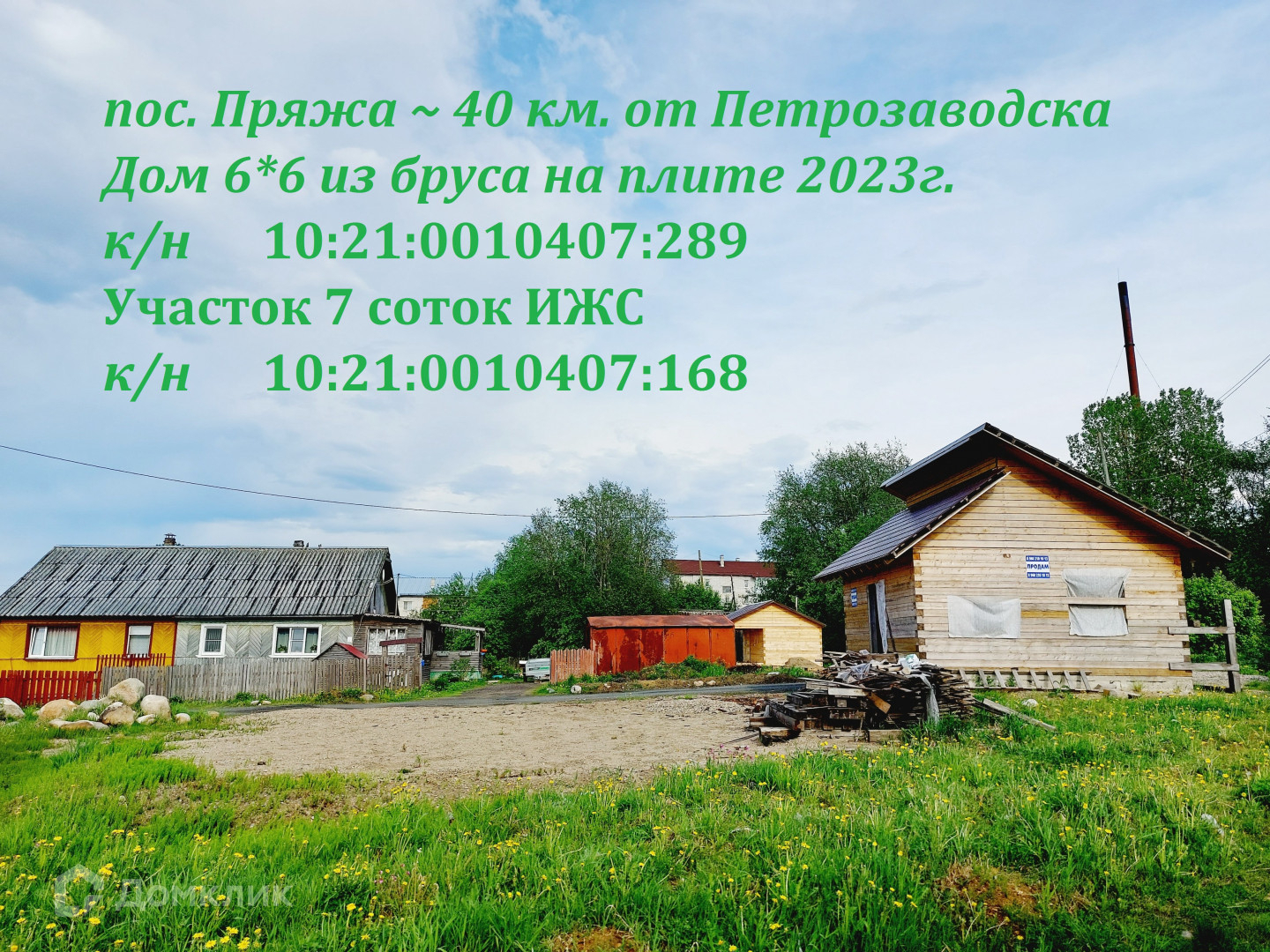 Купить дом, 33 м² по адресу Республика Карелия, посёлок городского типа  Пряжа, Речная улица за 3 000 000 руб. в Домклик — поиск, проверка,  безопасная сделка с жильем в офисе Сбербанка.