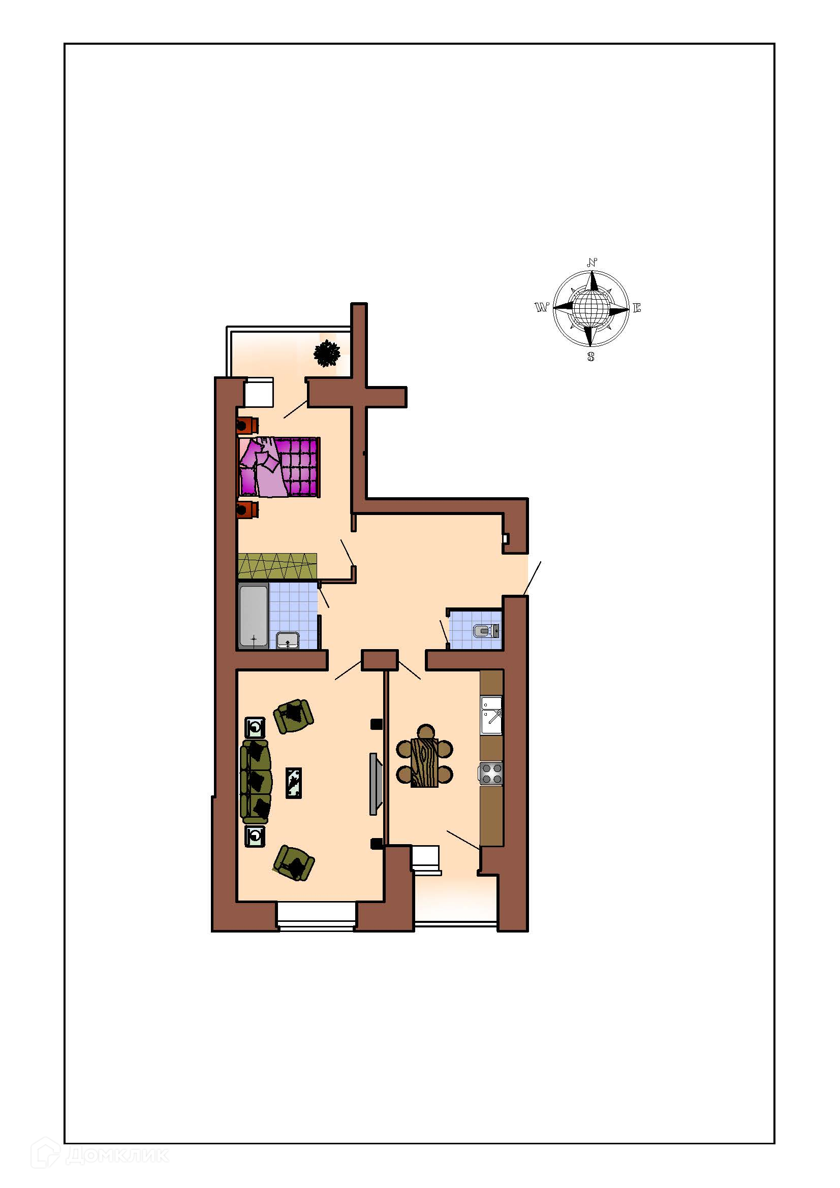 Купить 2-комнатную квартиру, 71.4 м² по адресу Воронеж, переулок Здоровья,  90Г, 13 этаж за 7 140 000 руб. в Домклик — поиск, проверка, безопасная  сделка с жильем в офисе Сбербанка.