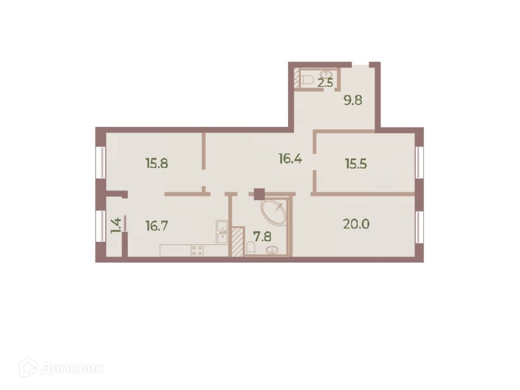 Купить 3-комнатную квартиру, 105.9 м² по адресу Санкт-Петербург, Петровский  проспект, 11к3, 8 этаж, метро Крестовский остров за 39 437 160 руб. в  Домклик — поиск, проверка, безопасная сделка с жильем в офисе Сбербанка.