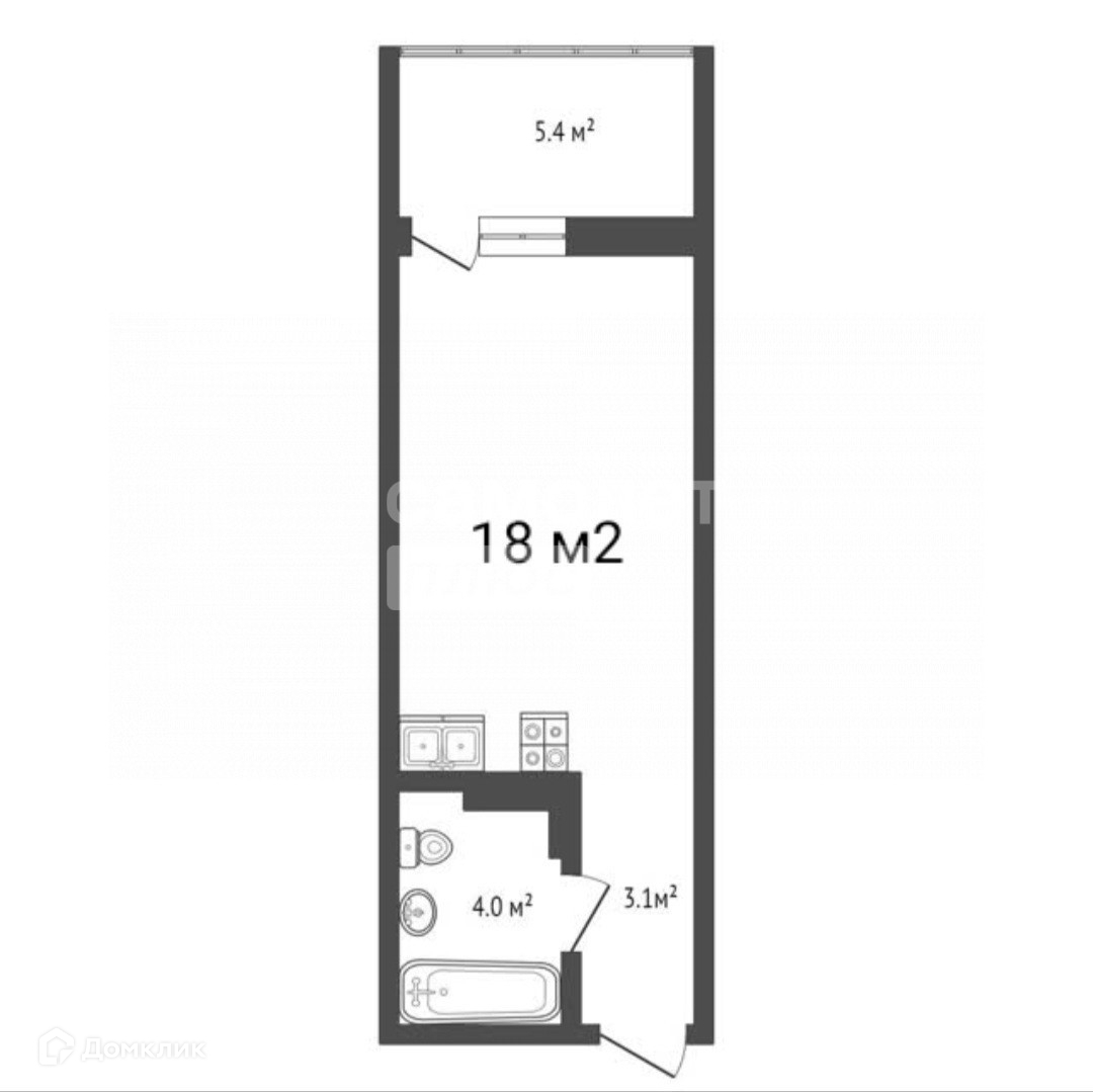 Купить студию, 25.1 м² по адресу Краснодар, микрорайон Любимово, 16/1, 3  этаж за 4 210 000 руб. в Домклик — поиск, проверка, безопасная сделка с  жильем в офисе Сбербанка.