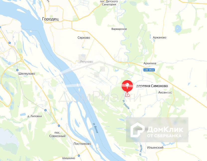 Большой суходол нижегородская область карта