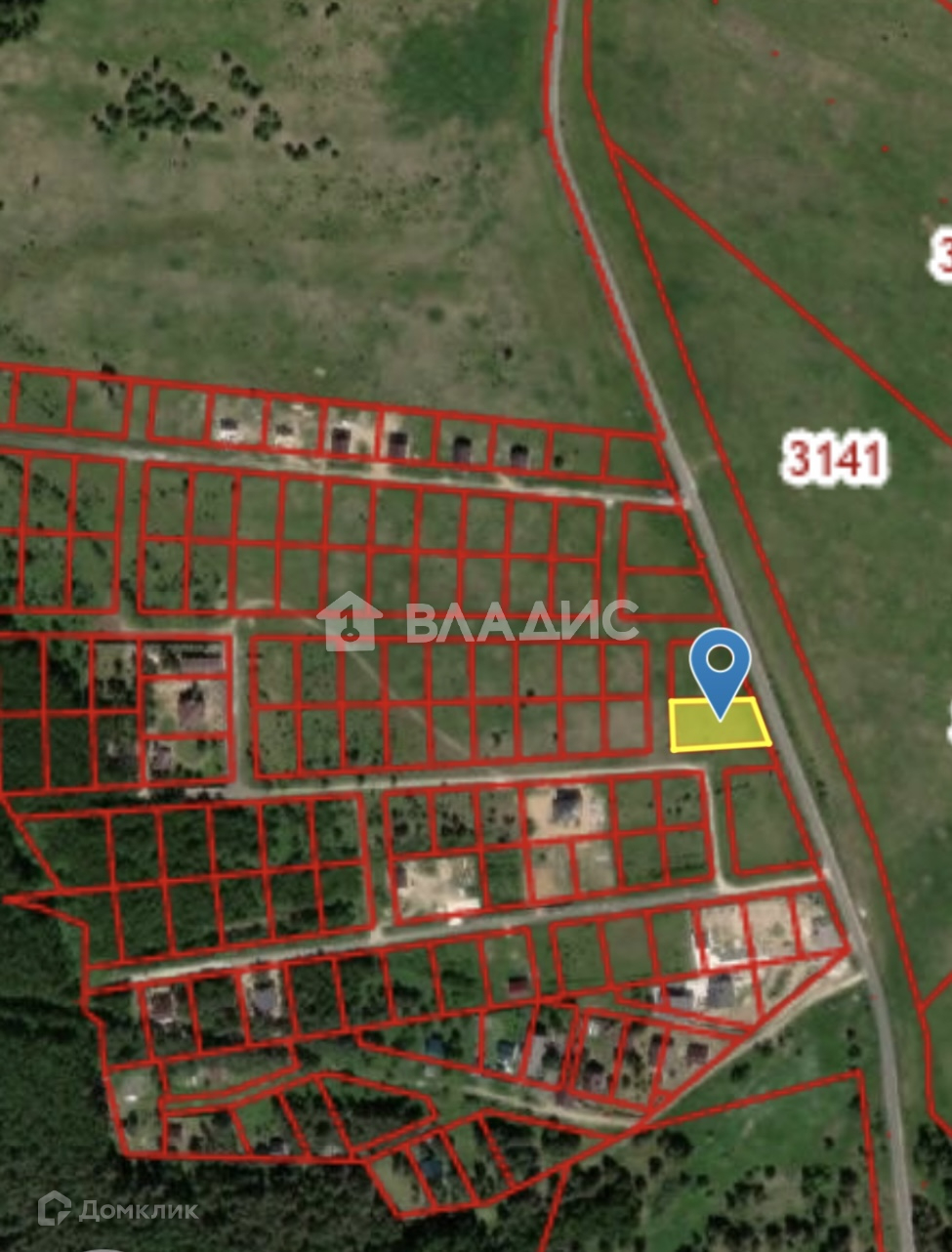 Купить участок, 15.5 сот., ИЖС по адресу Владимирская область, Камешковский  район, муниципальное образование Пенкинское, деревня Дворики за 1 050 000  руб. в Домклик — поиск, проверка, безопасная сделка с жильем в офисе  Сбербанка.