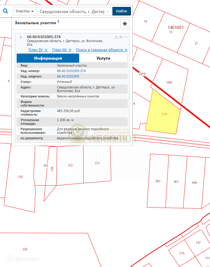 Кадастровая карта дегтярска свердловской области официальный сайт