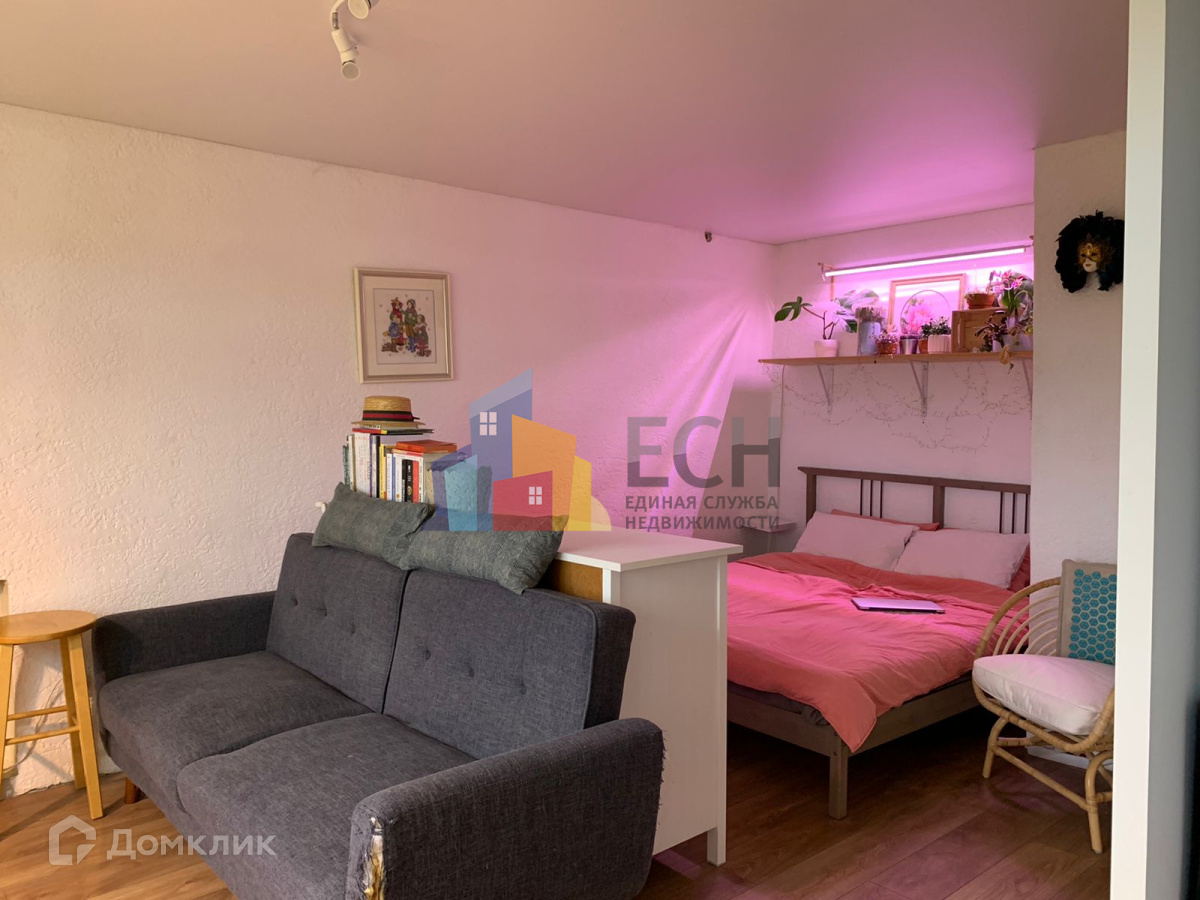 Купить 1-комнатную квартиру, 28 м² по адресу Тула, улица Металлургов ...