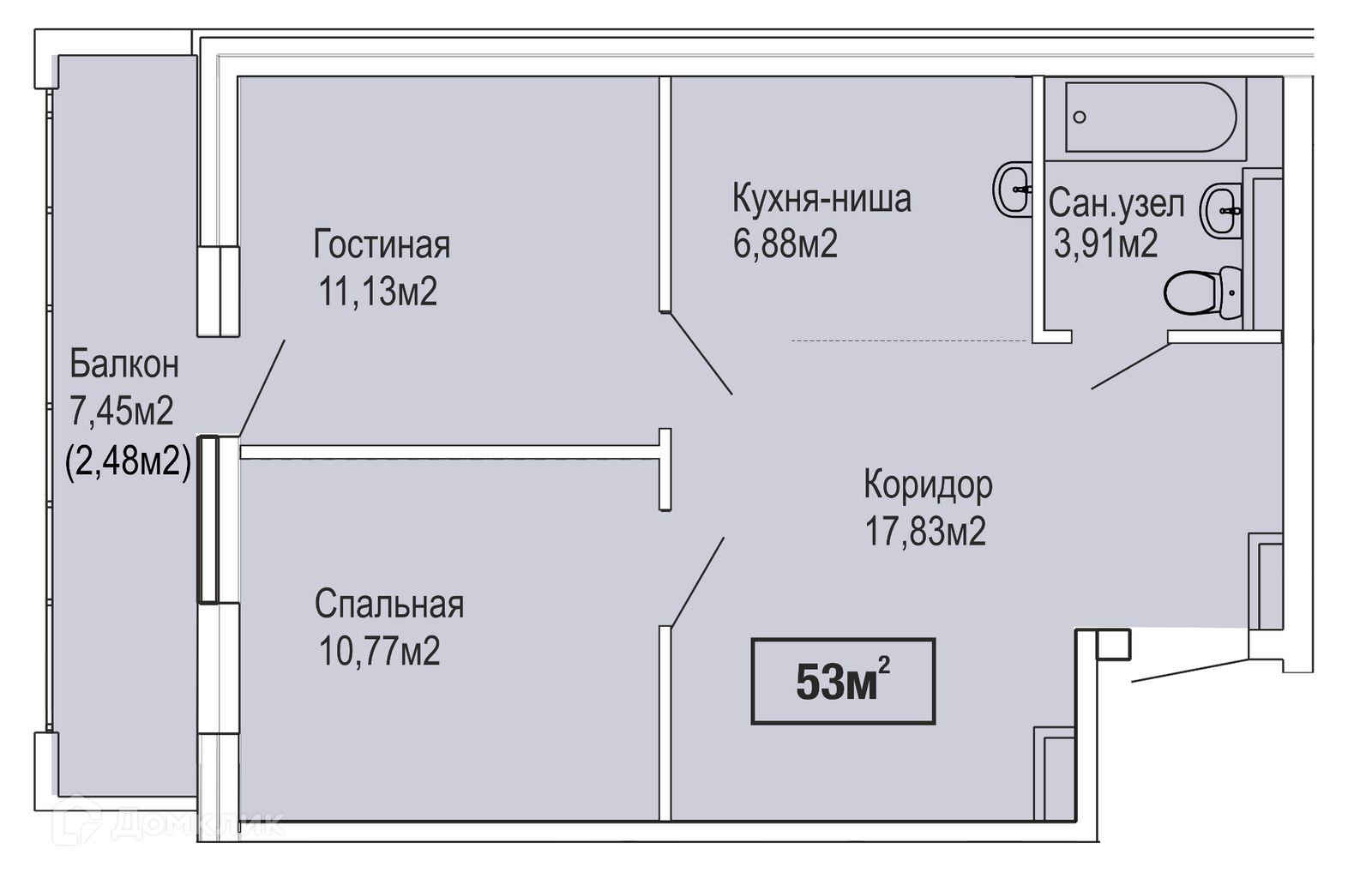 Купить 3-комнатную квартиру, 53 м² по адресу Хабаровск, улица Уборевича,  78А, 5 этаж за 8 745 000 руб. в Домклик — поиск, проверка, безопасная  сделка с жильем в офисе Сбербанка.